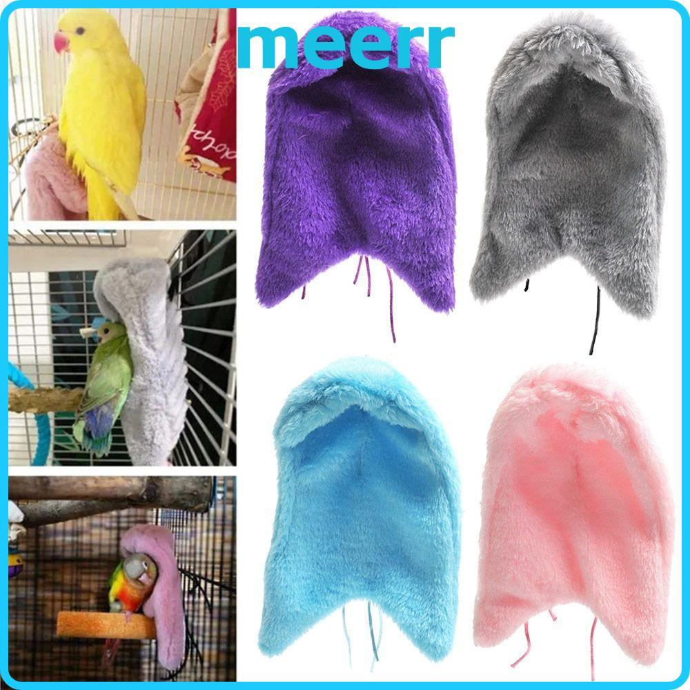 MEERR เต็นท์อุ่นนก, ผ้าฝ้ายกันลมเปลญวนนก, เตียง Parakeet สบายของเล่นอุ่นนกแก้วอุ่นกรงฤดูหนาว