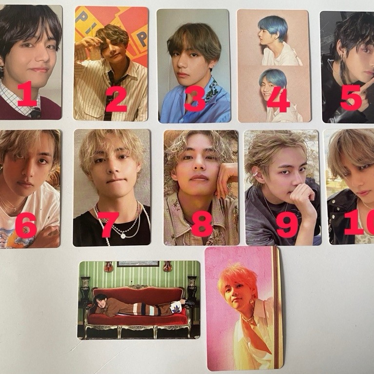 BTS Official Photocard / PC - V / Taehyung / Kim Taehyung
