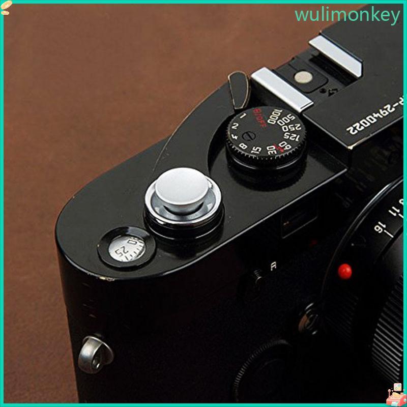 WU Metal Bulged Surface Camera Soft Release Shutter Button สําหรับ Fuji XT20