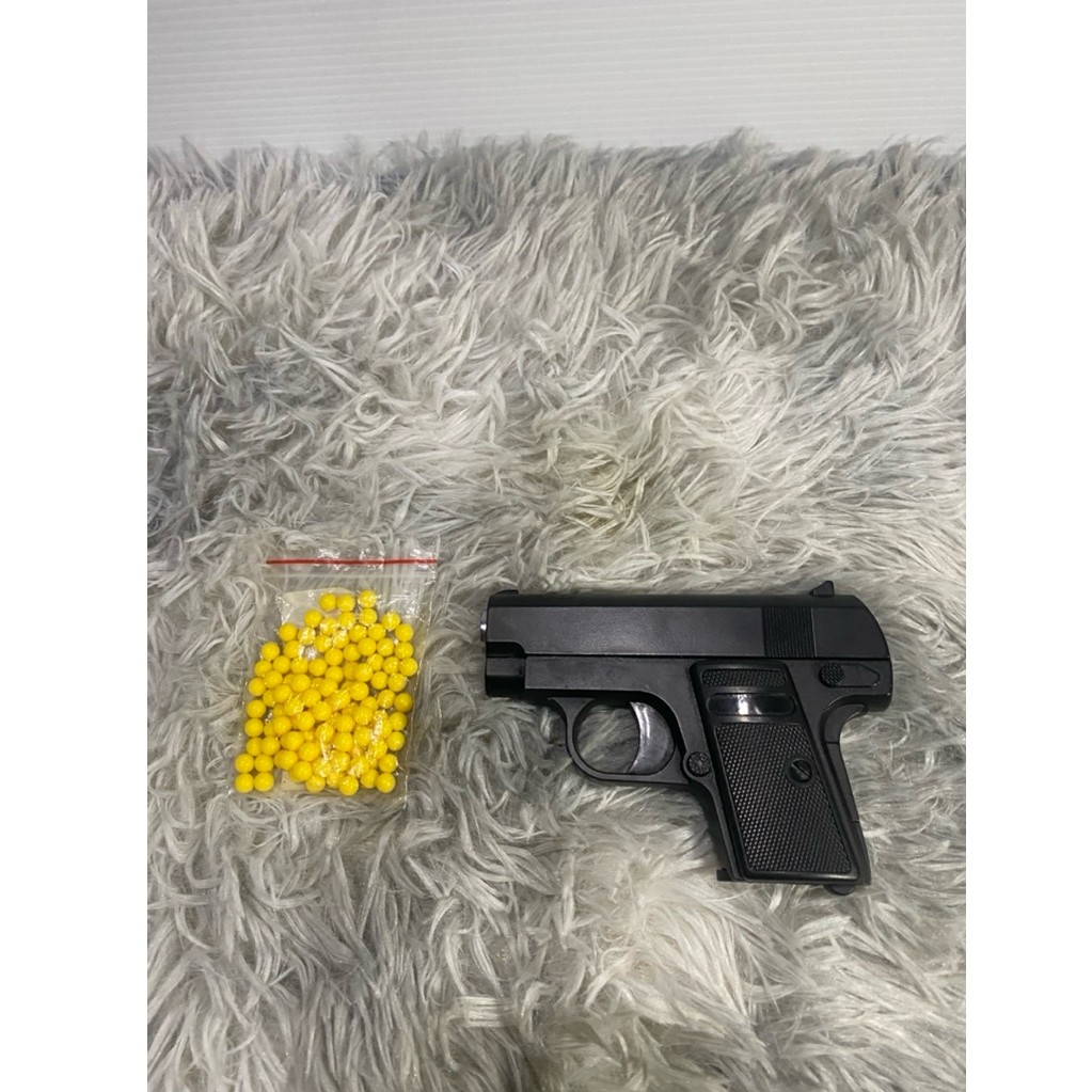 อัดลม BB C.1 โมเดลของเล่นจำลองสะสม ใช้ฝึกทักษะความแม่นยำ ลำกล้องโลหะ ไล่นกหมาแมว [มือ2]