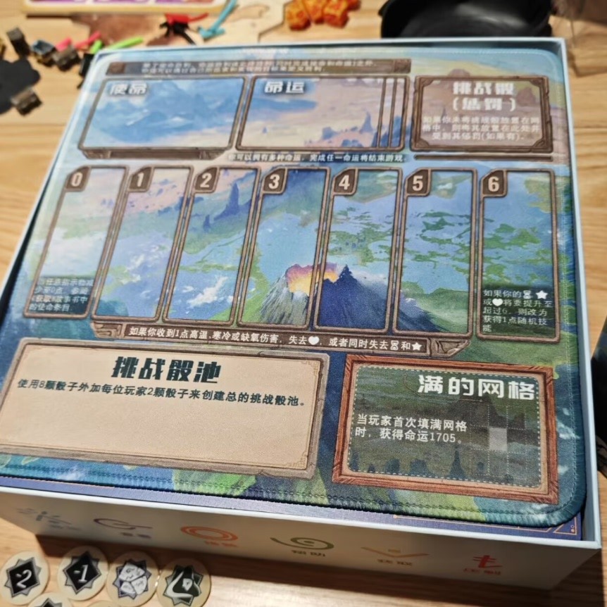 อุปกรณ์เสริมเกมกระดาน Vantage Board Game Card Mat playmat Table Mat