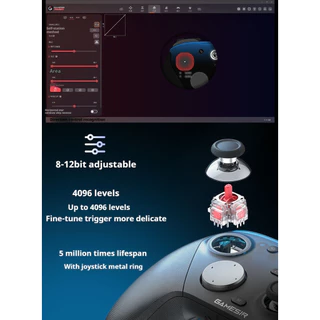 GameSir G7 Pro Uranus 8K imlabs co ยี่ห้อไร้สาย elite เกมคอนโทรลเลอร์คอมพิวเตอร์พีซี Steam Bluetooth NS โทรศัพท์มือถือ switch2 การแข่งขัน fps motion sensing Apex Delta