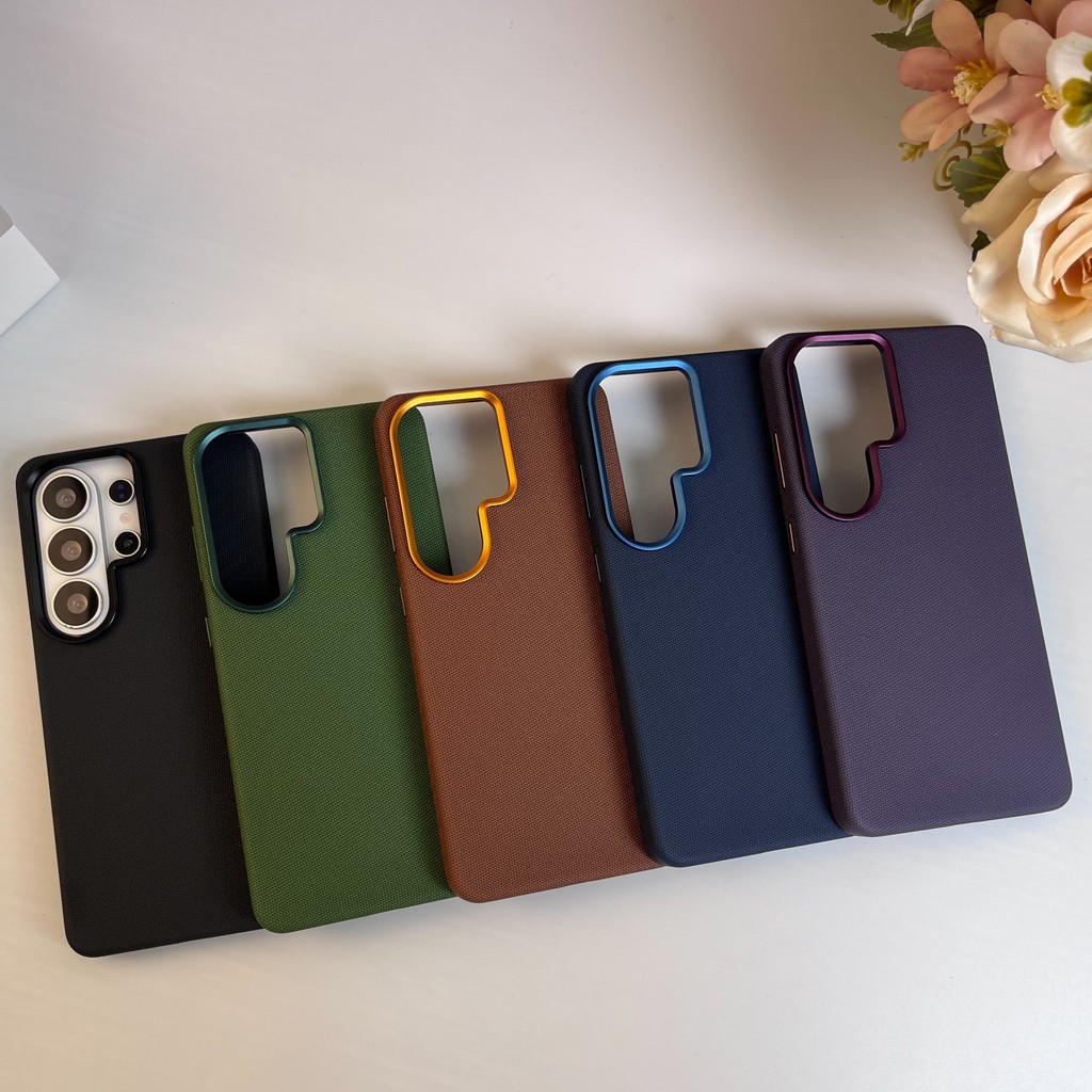 DECON Canvas PU Case เคสผ้าแคนวาส PU ชาร์จแม่เหล็กไร้สาย ใช้สำหรับรุ่น S26 Ultra / S25 Ultra (พร้อมส