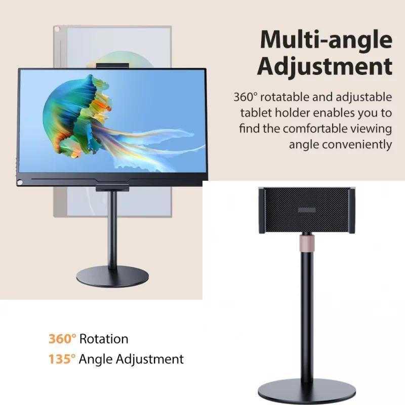 ขาตั้งแบบพกพาพร้อมสกรูมือ Uperfect 7 ถึง 17.3 นิ้วอิสระ VESA Monitor Desk Mount