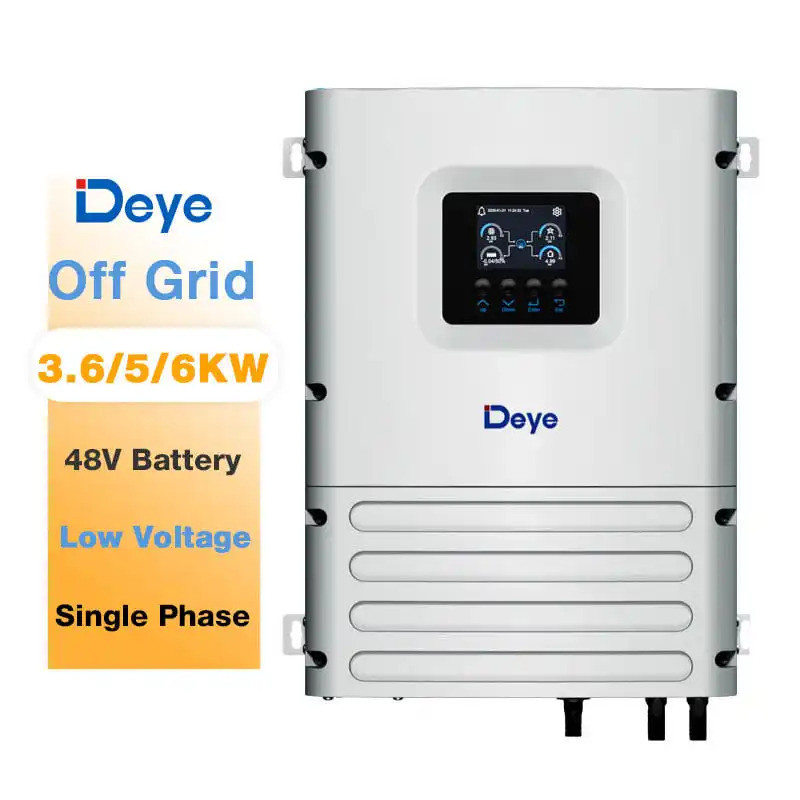 ยี่ห้อ NewDeye SUN-6K-OG0LP1-EU-AM2 SUN-3.6/5/6K-OG01LP1-EU-AM2 3.6KW 5KW 6KW Single Phase Deye Sola