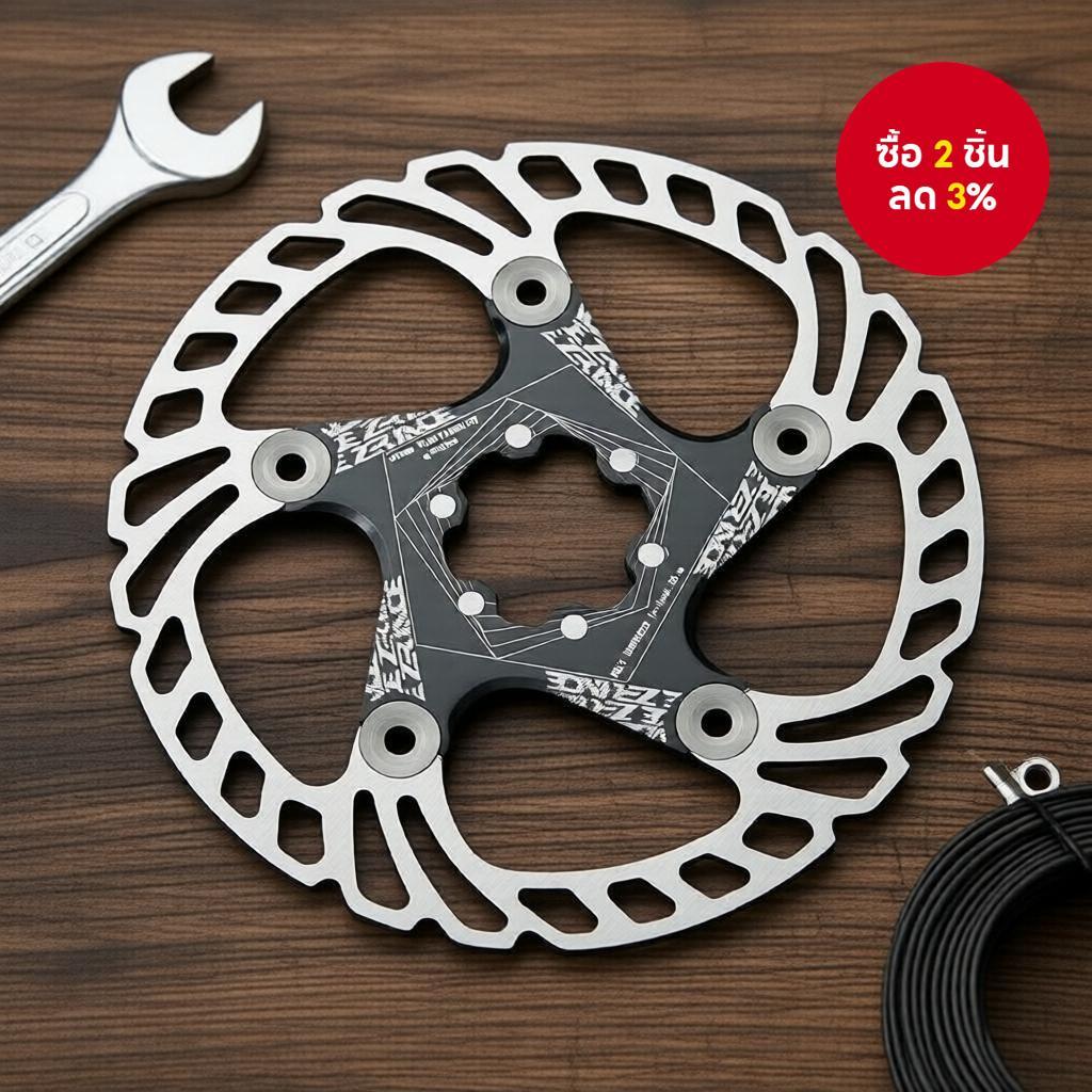 จานเบรกลอยสําหรับจักรยาน MTB ZRACE ขนาด 180 มม., ระบายความร้อนเร็ว