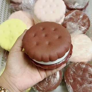 ครีมบิสกิต Cracker Taba Squishy Double Decker คุกกี้ Squishy Mochi ของเล่นบีบของเล่น Anti Stress Release Hand Relax ของเล่นของขวัญ
