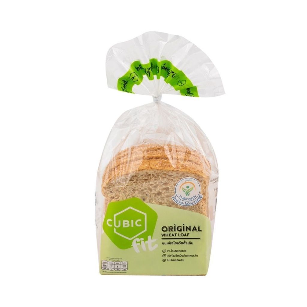 คิวบิก ขนมปังโฮลวีตดั้งเดิม Cubic Wheat 120g.