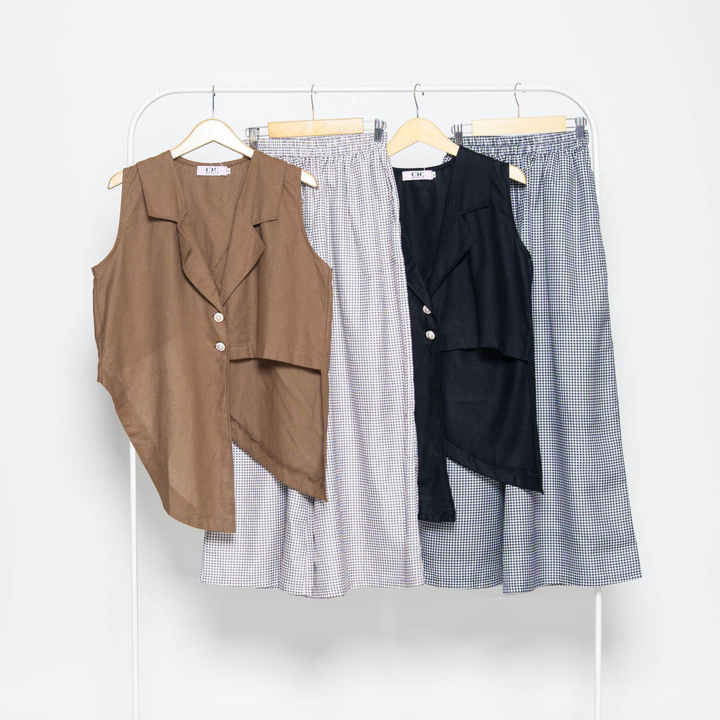 CDCModels Valika One Set 2in1 Pants ทุกขนาด - ชุดสูทผู้หญิงผู้ใหญ่