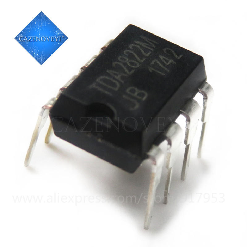 10 ชิ้น TDA2822M TDA2822N TDA2822 DIP-8 = UTC2822M UTC2822 CSC2822 Dual Lo-Volt Pwr Amp A
