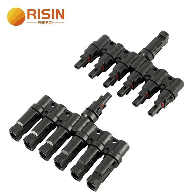 1000V 6to1 Multi Contact MC4 Solar PV Connector ในระบบเชื่อมต่อขนาน PV