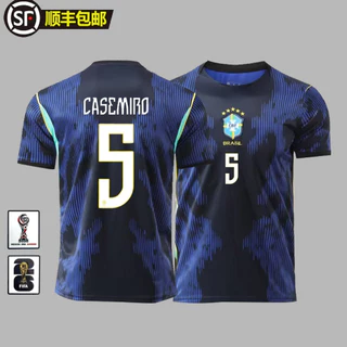 ⚽ คำแนะนำยอดนิยม 3D T-shirt เสื้อแข่งทีมชาติบราซิล ฟุตบอลโลก 2026: เนย์มาร์สวมหมายเลข 10, วินิชิอุสสวมหมายเลข XS-5XL