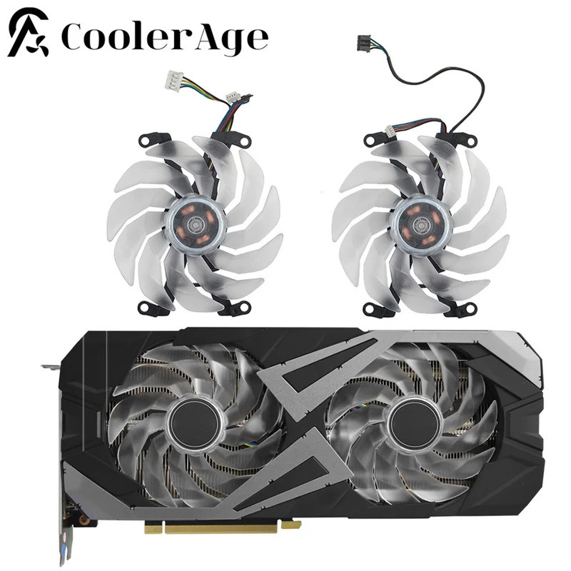 ร​TX3070Ti RTX3070 RTX3060Ti/3060 พัดลมการ์ดสําหรับ GALAX GeForce RTX 3060 3070Ti 3060Ti EX กราฟิกกา