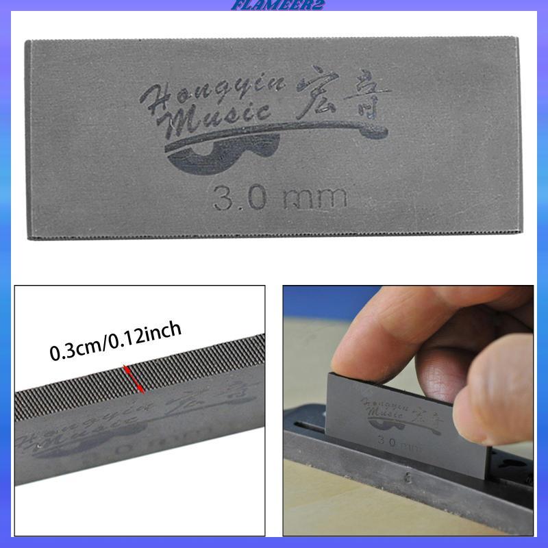 [Flameer2] Guitar Fret File Fret Crowning File สําหรับกีตาร์โปร่งตราสาร