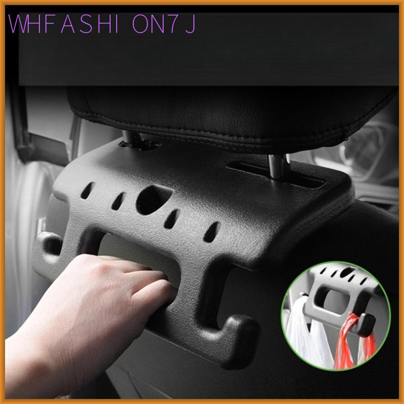 [whfashion7j] รถเบาะหลังความปลอดภัยจับพลาสติก ABS Grab Bar Hanger Organizer สําหรับอุปกรณ์ตกแต่งภายใ