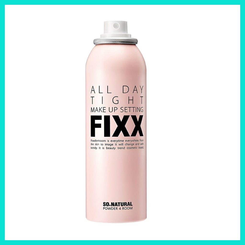 [so.natural] All Day Tight Make Up Setting Fixx, 1 ชิ้น / Korean Setting Spray / ติดทนนานจาก YUJIN