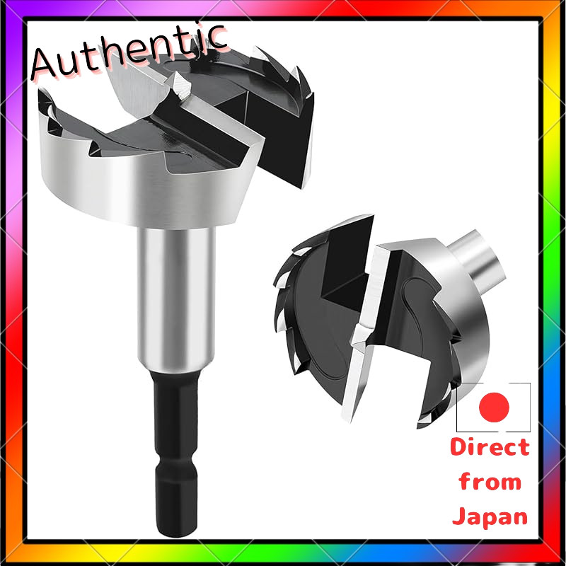 Boabit Hex Shank Woodworking Drill Bit 8mm-50mm Hole Saw Countersink Drill DIY Woodworking Hole Dril