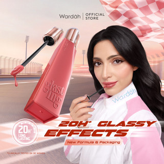 WARDAH SINGLE Glasting Liquid Lip -Cleopatra Look-- Hi-Pigmented Glass Color, Ringan, Tidak Lengket, Transferproof -Makeup