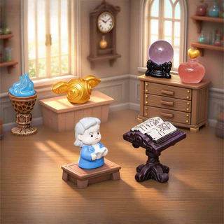แฮร์รี่ พอตเตอร์ ฮอกวอตส์ ฟิกเกอร์น่ารัก การ์ตูนเสมือนจริง DIY ของตั้งโต๊ะ ของตกแต่งน่ารัก สะสมได้ ของขวัญ
