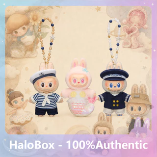 POP MART Flying LABUBU กัปตัน/LABUBU กะลาสี/นางเงือกไวนิลจี้ตุ๊กตาเครื่องประดับของแท้