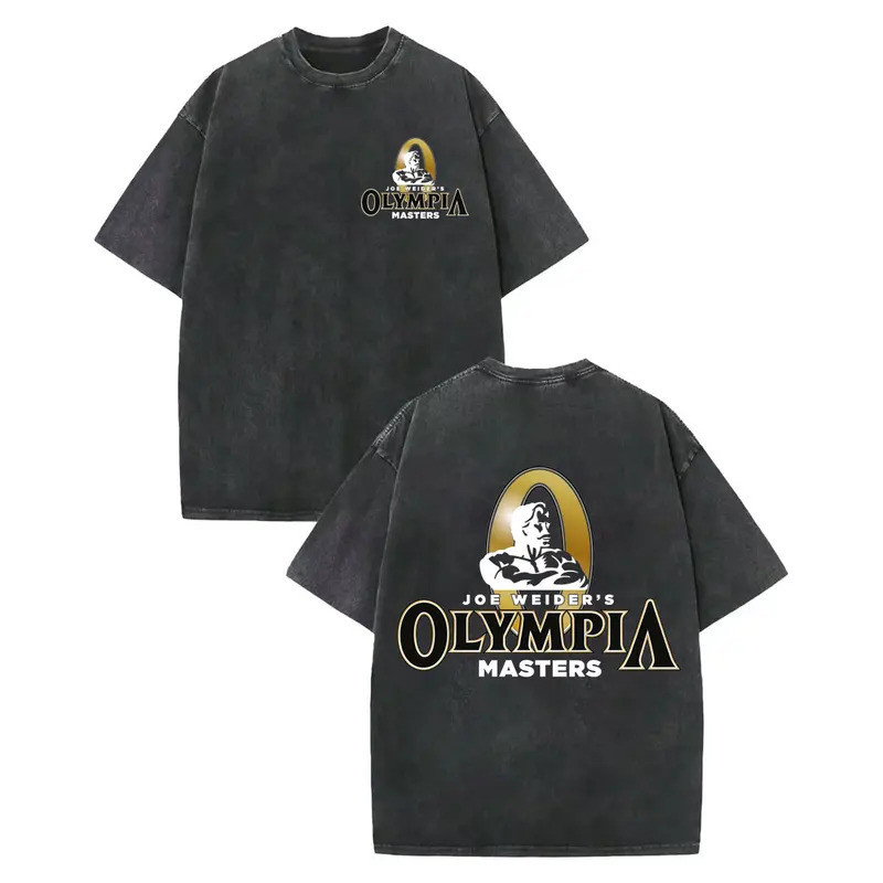 [มีสินค้า] เสื้อยืดวินเทจผ้าฝ้าย Olympia Gym Fitness