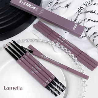 V-shop :eyebrows ดินสอเขียนคิ้ว1.5mm แบบหมุนออโต้ กันน้ำ พร้อมแปรงปัดขนคิ้ว 6 สี-BA832