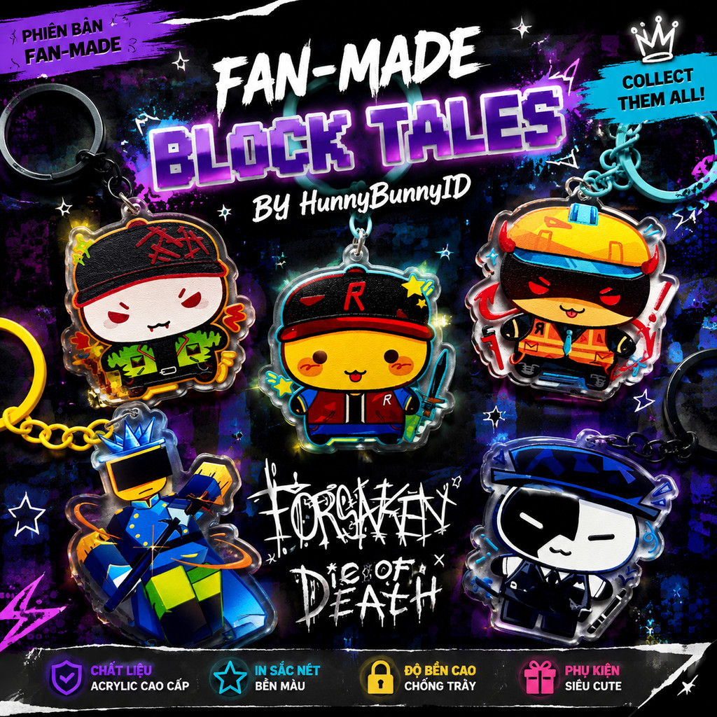 [ใหม่]พวงกุญแจ Forsaken รสชาติ Gantungan kunci Fanmerch