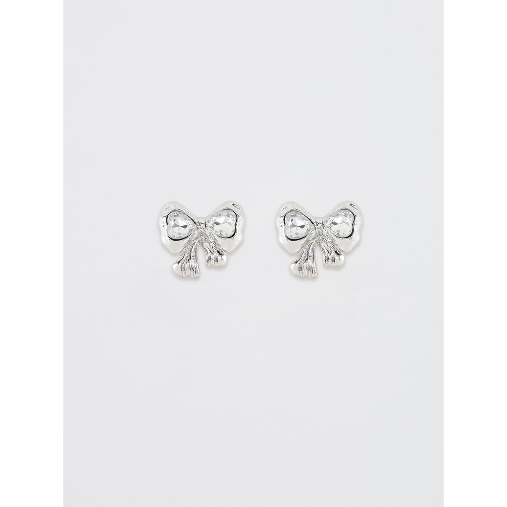 [Pomelo] ต่างหูรูปโบว์ / Bow Knot Stud Earrings