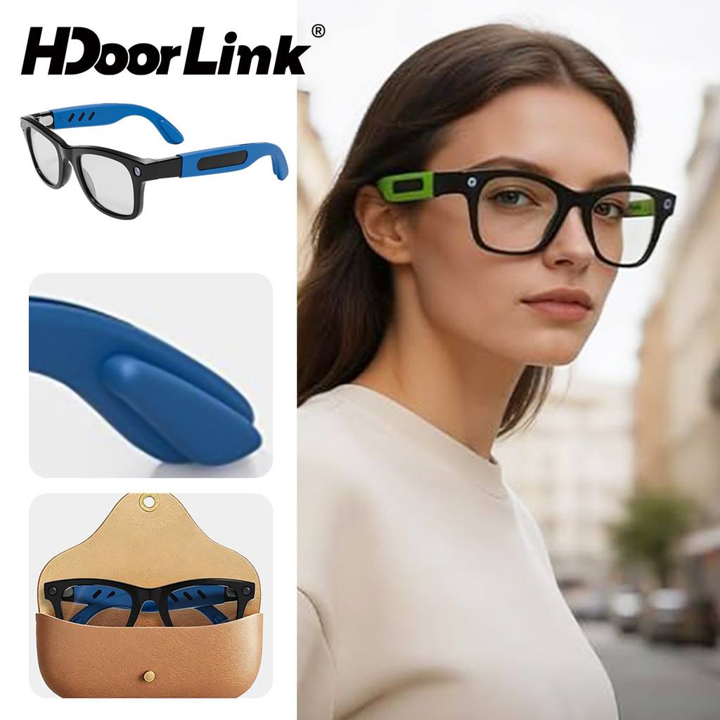 HdoorLink 2 ชิ้นซิลิโคนแว่นตาหูซิลิโคนสบายแว่นตาที่เกี่ยวหูสําหรับ Meta Way-farer/Sky-ler/Head-liner