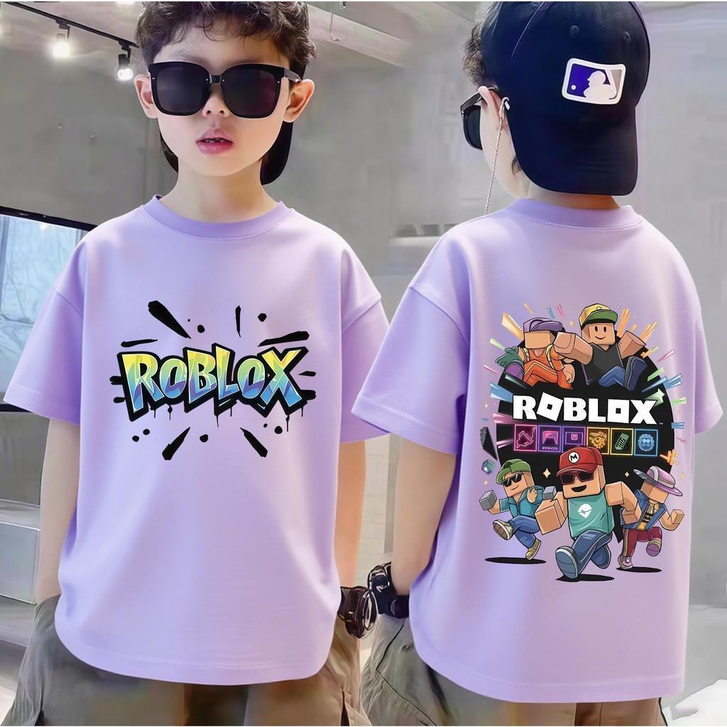 เสื้อยืดเด็ก/สไตล์อเมริกัน/เกาหลี/สตรีท/น่ารัก/คุณภาพดี/ผ้ รูปที่ 4