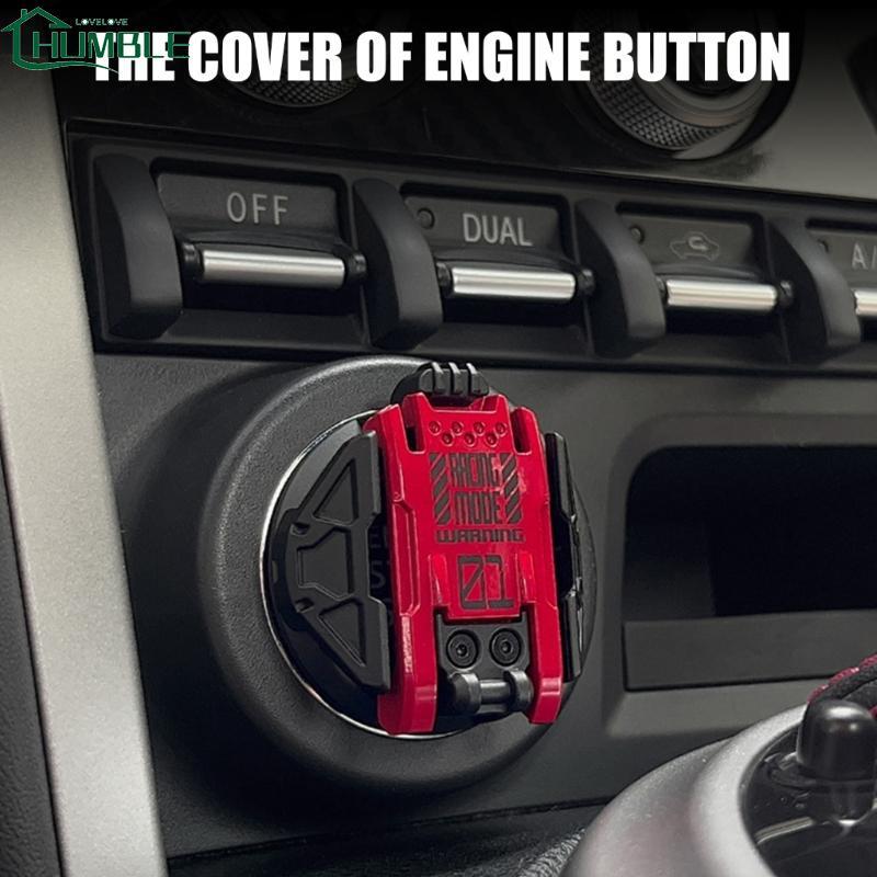 Humble Engine Start Button Protector Cap Universal Push Start Switches ฝาครอบปุ่มสําหรับอุปกรณ์ตกแต่งรถยนต์