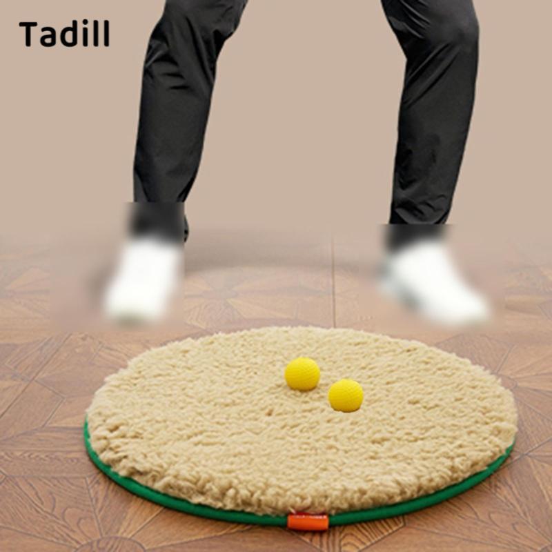 Tadill Golf Chipping Skills Training Mat พรีเมี่ยม Bunker Practice Mat พร้อมลูกบอลสําหรับ Backyard Garage — صورة 5