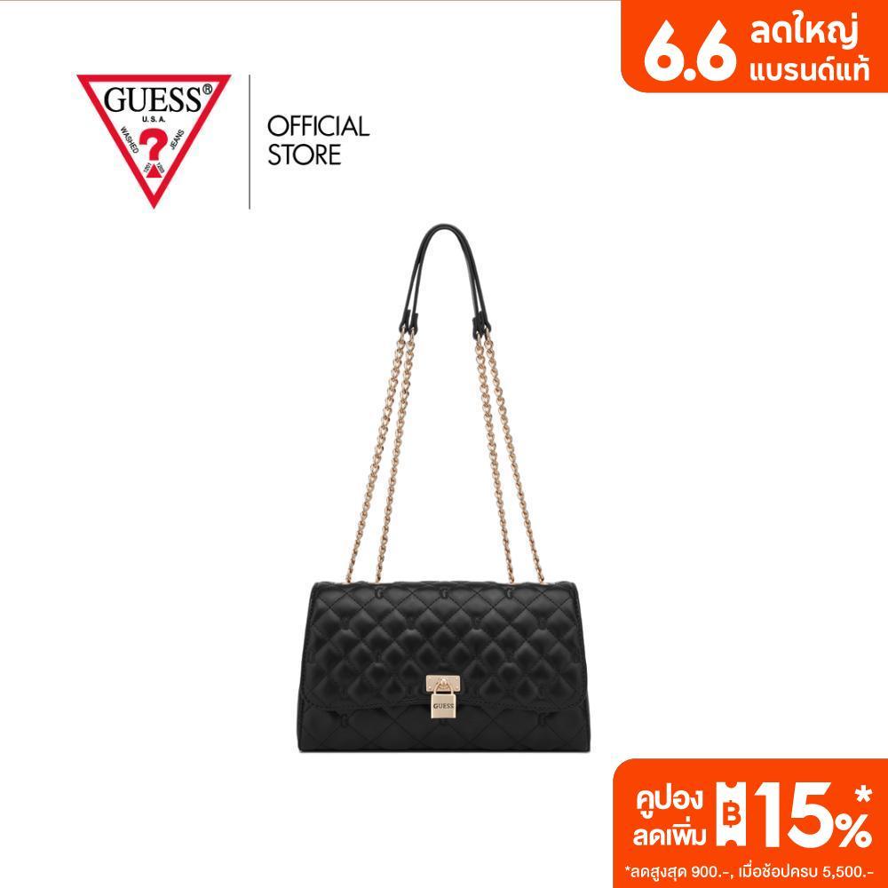 กระเป๋า Guess รุ่น LG198721 RAMONA CONVERTBLE CROSBDY FLAP สีดำ