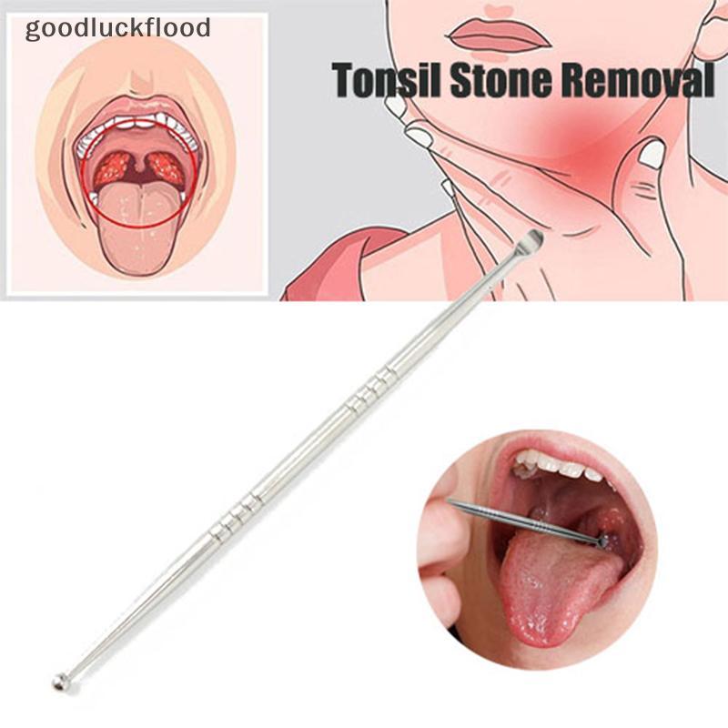 [goodluck] 1 ชิ้น Tonsil Stone Removal Ear Wax Remover เครื่องมือสแตนเลส Remover ปากทําความสะอาดเครื่องมือ Tonsil Stone Remover การดูแลสุขภาพ (PH)