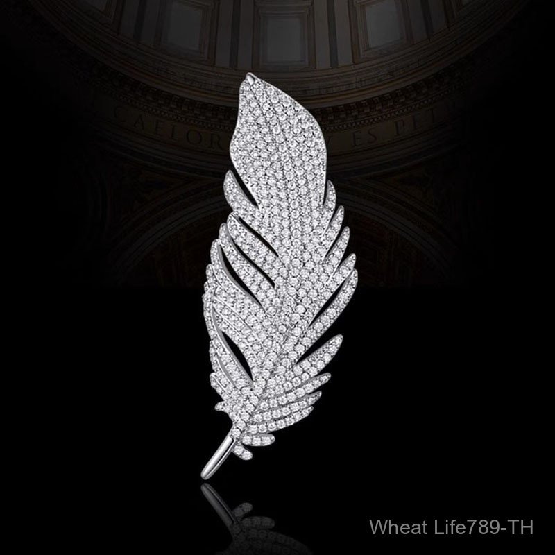 สี Feather เข็มกลัดอารมณ์ Feather เข็มกลัด High-End หญิงแฟชั่น Elegant เข็มกลัดออกแบบ Niche Pin อินเทรนด์ชุดอุปกรณ์เสริม