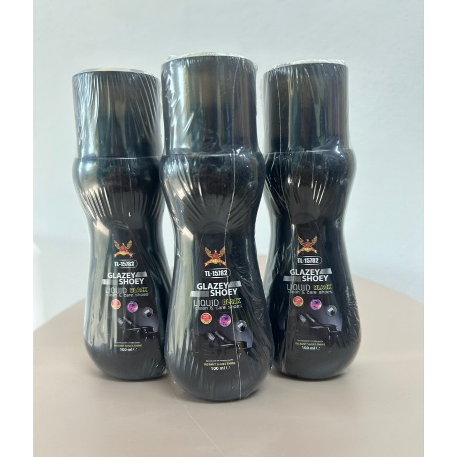 น้ำยาทารองเท้า ยาขัดรองเท้า ขัดเงารองเท้า คลีนชูส์สีดำ ขนาด 100 ML