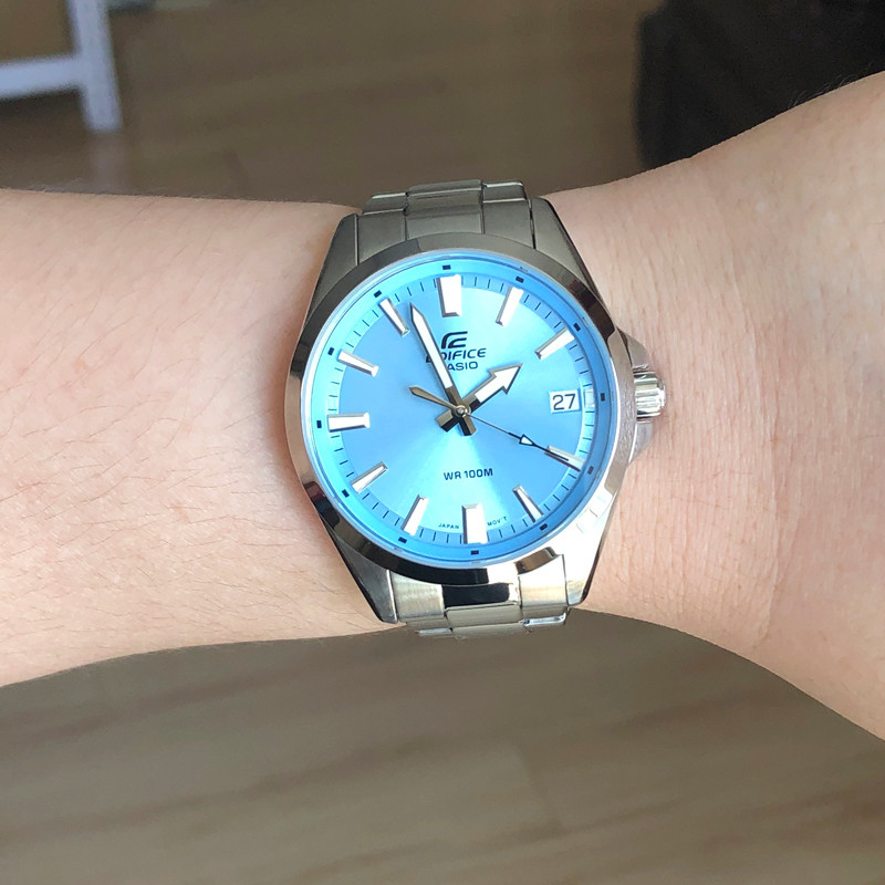 Casio นาฬิกา EFV-100D-2B/EFR-S108D-3A/2AV/9A/8A กันน้ําควอตซ์นาฬิกาผู้ชาย