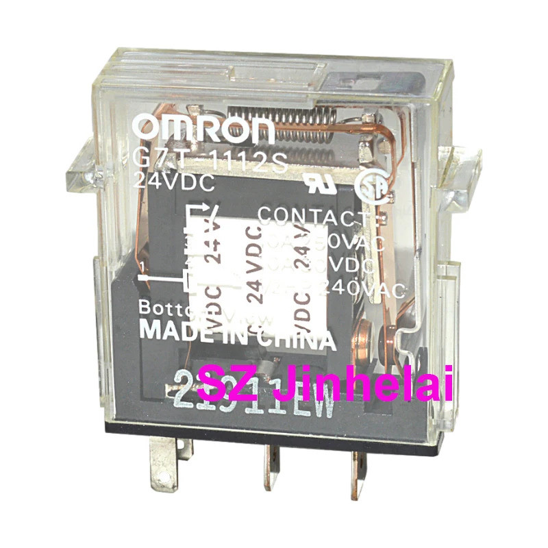 3pcs G7T-1112S G7T-1122S G7T-112S แท้ 24VDC ขนาดเล็กเรียวประเภทรีเลย์เอาต์พุต