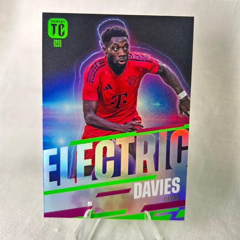 Alphonso Davies Canada Bayern Munich Panini Top Class 2024/25 Electric การ์ดฟุตบอล ของแท้