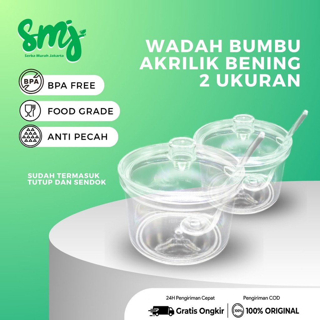 CHILI SPICE BOX ฟรี SPOON MINI OIL VINEGAR SALT CONTAINER
