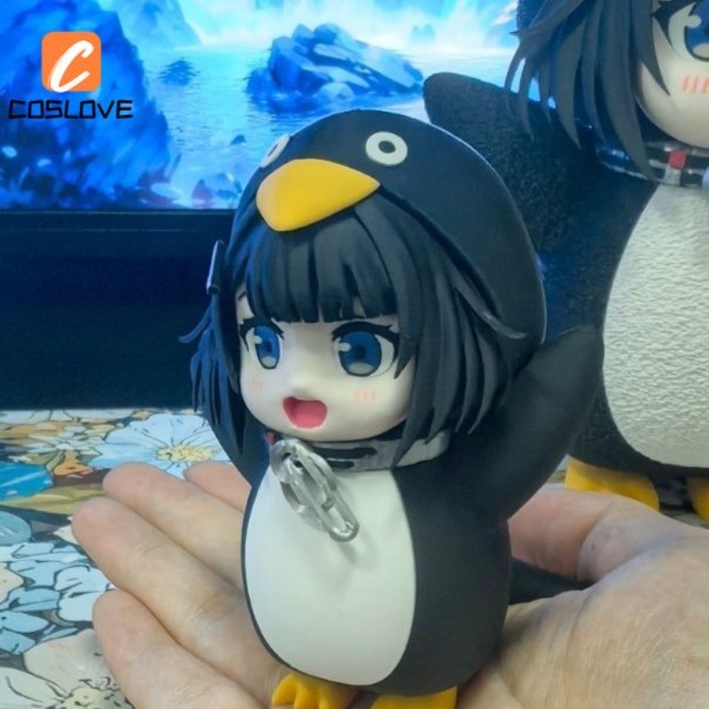 Arknights Endfield Endministrator GUGUGAGA ตุ๊กตาแอ็คชั่นขนาดเล็กเพนกวินน้อยของขวัญวันเกิดน่ารักตกแต่งโต๊ะ