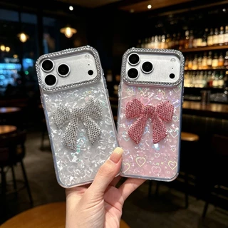 สําหรับ Reno 16F 15F 14F 13F OPPO A6C A6X A6T A6S A5i A5X A3X A60 A79 A58 A38 A18 A78 A17 A98 A96 A76 A16 A95 A74 A54 A15S A53 A93 สาวสีชมพูโบว์รูใหญ่โทรศัพท์กรณี