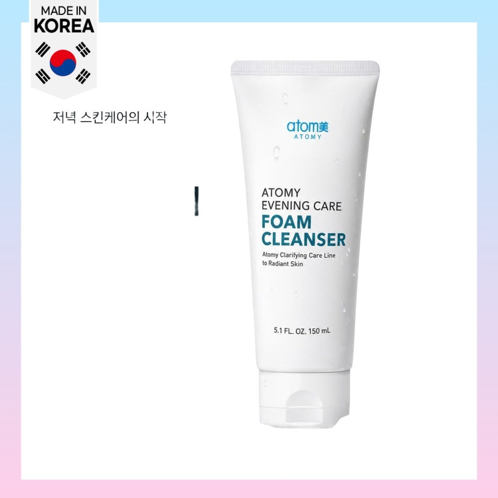 [atomy] Evening Care Foam Cleanser, 150ml, 1pc / Korean Cleanser / โฟมล้างหน้าล้ําลึก / ของแท้ 100% 
