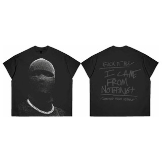 Boxy Oversized T-shirt Half Sleeve Black Unisex - Cotton Combed 16s Nothing