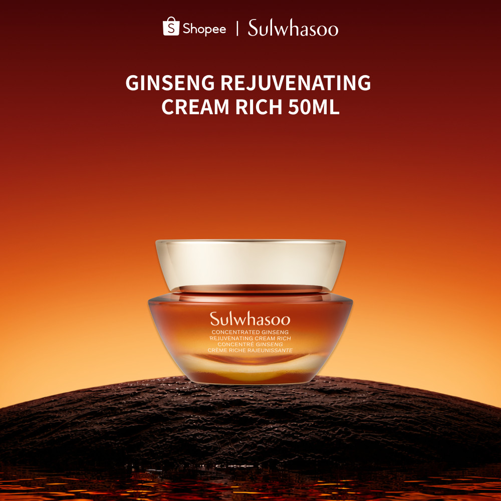 Sulwhasoo Concentrated Ginseng  Rejuvenating Cream Rich 50ML / 30ML ครีมโสมสูตรเข้มข้น ฟื้นฟูผิวให้แลดูอ่อนเยาว์