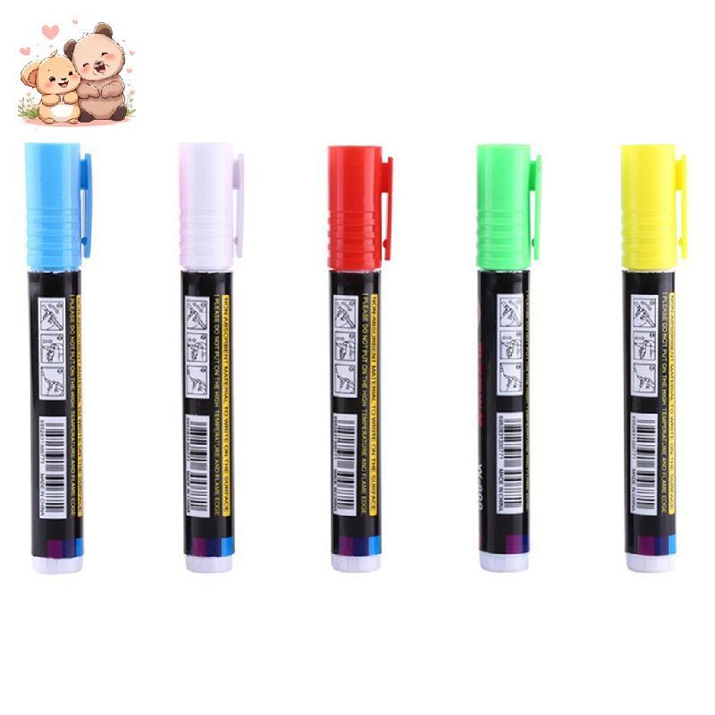 5 ชิ้น Marker ปากกาเครื่องหมายปากกาสีกันน้ํา Quick-Drying Maker ปากกาเครื่องมือ