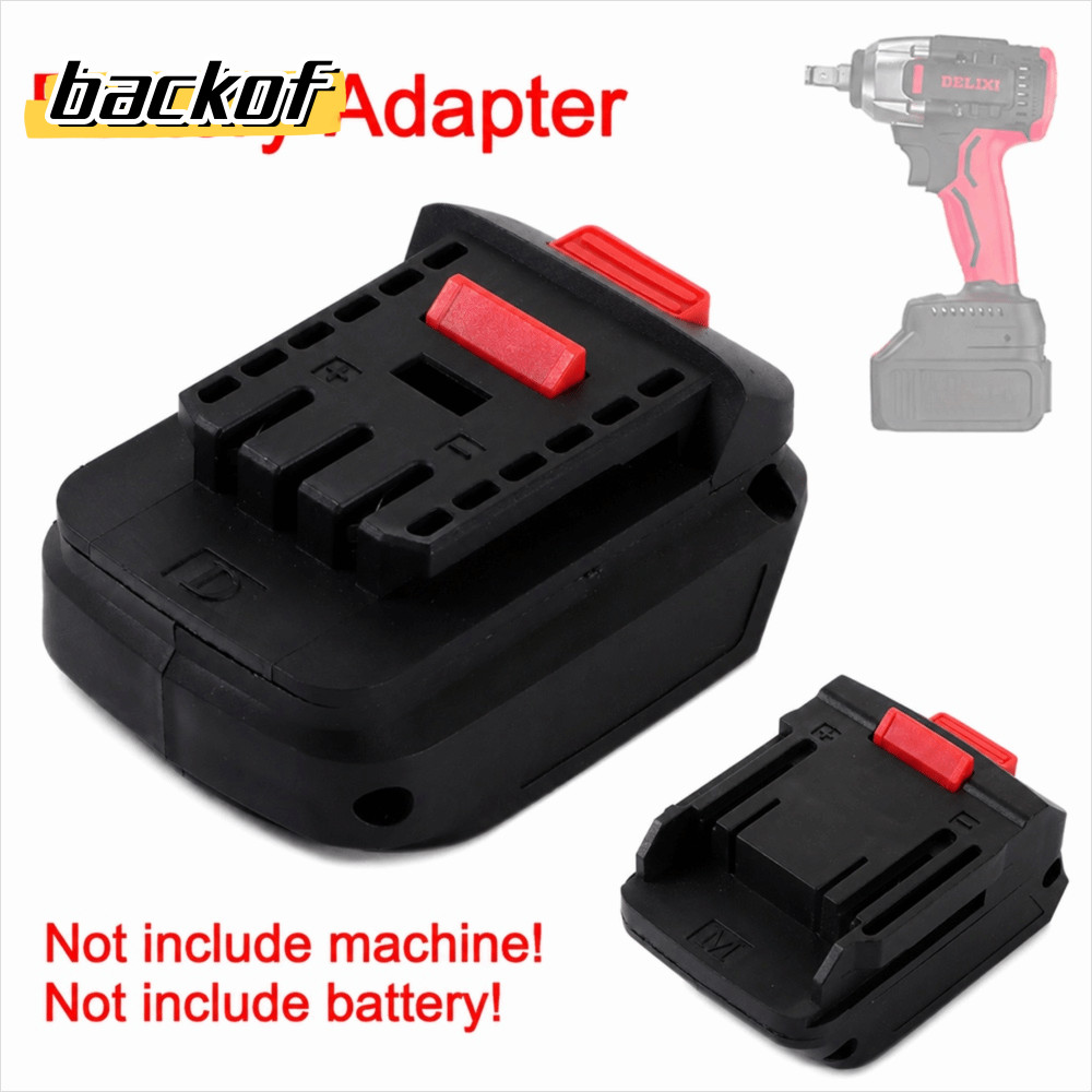 MAKITA กลับ ตัวแปลงแบตเตอรี่ลิเธียม, อะแดปเตอร์แปลงพลาสติกอะแดปเตอร์แบตเตอรี่ 2 ใน 1, อุปกรณ์เสริมเครื่องมือไฟฟ้า 18โวลต์ สําหรับ ดู