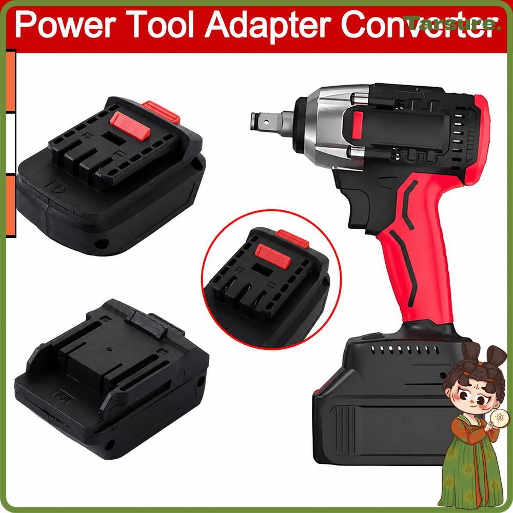 TARSURETH ตัวแปลงแบตเตอรี่ลิเธียม, ฐานแปลงพลาสติก อะแดปเตอร์แบตเตอรี่ 18V, อุปกรณ์เสริมเครื่องมือไฟฟ