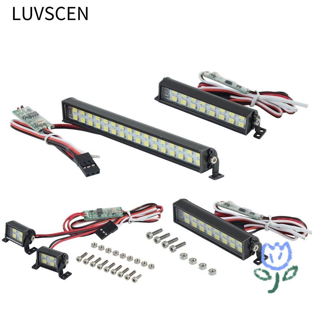 STARPICS RC โคมไฟหลังคา, CH3 ควบคุม Multi-ขนาด RC รถ Light Bar, 1/10 Scale Super Bright LED RC รถอะไหล่สําหรับ SCX10 D90 TRX 4 RC อุปกรณ์เสริม