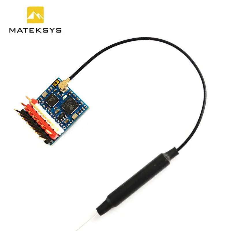 HB MATEK ELRS-R24-P6 R24-P6 EXPRESSLRS 2.4GHz PWM Receiver พร้อมขั้วต่อเสาอากาศรองรับ 2 ~ 8S VBat แร